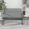 Klupa svjetlosiva 100 x 64 x 80 cm od tkanine
