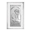 shumee Srebrna slika za fantka za prvo sveto obhajilo + gravura 6717FO 10 x 16 cm