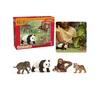 Schleich SLH427236 Schleich Wild Life - Komplet štirih divjih živali za začetek, Azija, otroška figurica 3+
