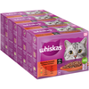WHISKAS mokra hrana za mačke - vrečke Mega pakiranje Senior (48x85g), (Klasični izbor v omaki), 7+