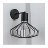 Zidna lampa SOLANO 1xE27/15W/230V crna/sjajni hrom