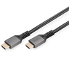 Digitus | Moški | 19-pinski HDMI tip A | Moški | 19-pinski HDMI tip A | 1 m | Črna