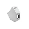 Adapter za DIN letev (TH35) za RJ45, RJ12 keystone z ozemljitvijo in pokrovom