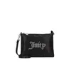 Juicy Couture Torba za čez ramo Mia črna/srebrna