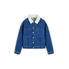 Tommy Jeans Jeans jakna Archive Teddy DM0DM23485 Modra Regular Fit