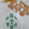 KREATIVNI SLATKIŠI Set slavskih modli za kolače broj 3, 7 komada, Beli