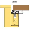 TESNILO TRELLEBORG L5700 RUSTI(RJAVA)