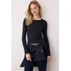 Trendyol Milla ženska bluza Twoaw26Bz00067, tamnoplava