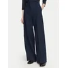 Weekend Max Mara Hlače iz tkanine Visivo 2625136061 Mornarsko modra Regular Fit