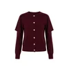 Trendyol ženski duks Twoaw27Hi00076, burgundija