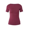 VERO MODA Majica VMPANDA vinsko rdeča