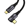 PremiumCord USB4 Gen 3x2 40Gbps 8K@60Hz 240W,Thunderbolt, ukrivljen 0,3 m