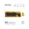 FANTECH Combo miš tastatura wireless WK-899 GO mochi101 zuta