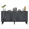 HANAH HOME Komoda Asel Anthracite Silver