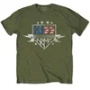 Kiss Army Lightning Military Green L Majica