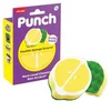 Gobica za pomivanje posode, fleksibilna, VILEDA Punch Scrub `n` Flex, limona