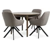 MARSTRAND O110 sto tamni hrast + 4 ROSTRUP sand/black