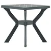 Vidaxl Bistro miza zelena 70x70x72 cm plastika
