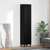 Highboard Crni hrast 34,5 x 34 x 180 cm Konstruirano drvo