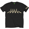 The Beatles Mens Abbey Road Silhouette Black XL