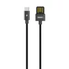 REMAX RC-080a Silver Serpent kabel USB/USB-C 2.1A 1m, črna