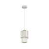 Luster na lanku BLANCO 1xE27/60W/230V bela