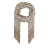 Calvin Klein Naglavna ruta Emblem Aop Jacquard Square Scarf LV04F8080G Bež