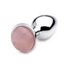 Booty Sparks Gemstones Rose Quartz Gem Anal Plug Small
