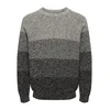 Only & Sons Pulover ONSBirk temno siva / pegasto siva