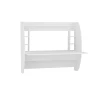 HANAH HOME Buglem Radni sto, 120x123.6x55cm, Beli