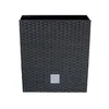 Prosperplast Plastični okrasni lonček Rato Low, antracit, 20 x 20 x 20,2 cm, 8 l