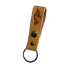 Usnjen obesek za ključe Comandante Leather Keyring rjav