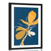 Plakat s paspartujem harmonija lista - 20x30 no frame