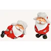 Viter novogodišnja figura deda mraz sa ruskom kapom 7xh10x6cm ( 10040022 )