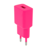 SETTY LSIM-A-126 Punjač 1x USB 2.4A, Roze