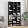 CD ormar Crni hrast 101 x 23 x 177,5 cm Konstruirano drvo