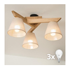 Brilagi - LED plafonski luster ANTHONY 3xE14/40W/230V hrast/bež