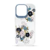 Futrola Mikalen Blooming Flowers za Iphone 16 Pro DZ2, Bela
