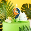 PartyPal Svečka za torto številka 9 DEVET Dino DINOZAVER