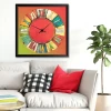 Wallity Dekorativni zidni sat STMDF272682164, 45x45 cm