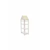 HANAH HOME Višenamenska polica Multipurpose Shelves 4 White Yellow