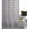 Zavesa za kadu Domino 180x200cm plava/bela Ridder