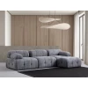 Atelier del Sofa Ugaona garnitura Petite, 290x160 cm, Siva