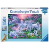 Ravensburger Sestavljanka Enorožci ob sončnem zahodu XXL 150 kosov