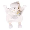 Plišasti medvedek za božanje Doudou 25 Years Doudou Cape White Doudou et Compagnie v darilni embalaži, bel, 25 cm, od 0 mesecev