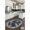 Conceptum Hypnose Tepih Hmnt910, Ovalni, 80 x 120 cm, Sivi