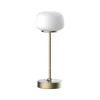 LED prigušiva dodirna stona lampa RIMINI LED/2W/5V USB 2000 mAh zlatna/bela