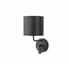 LED fleksibilna svetiljka RICHI 1xE27/15W/230V + LED/3W/230V crna