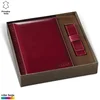 Princ Leather Set Rokovnik, B5, 330 listova + Futrola za olovku, Bordo