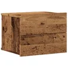 Vidaxl Stenska nočna omarica starinski les 40x32x30 cm